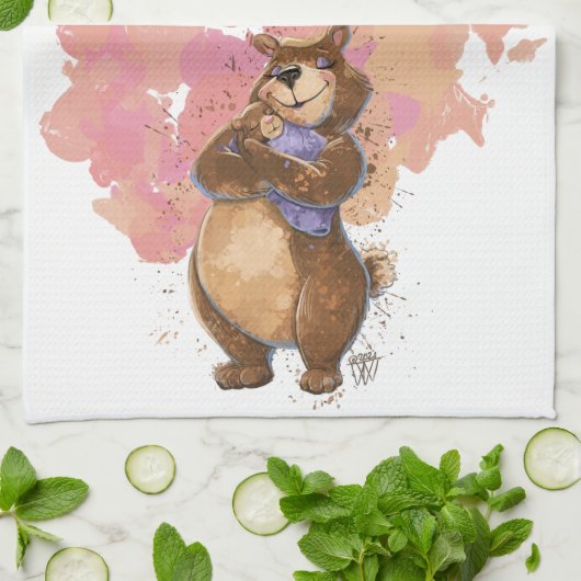 Grand Mama Beer Theedoek (Gevouwen)