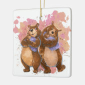 Grand Mama en Papa Beer Ornament (Links)