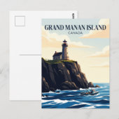 Grand Manan Island Canada Briefkaart (Voorkant / Achterkant)