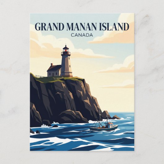 Grand Manan Island Canada Briefkaart (Voorkant)