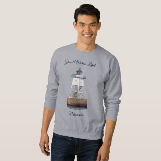 Grand Marais Light MN shirt zwarte belettering (Voorkant volledig)