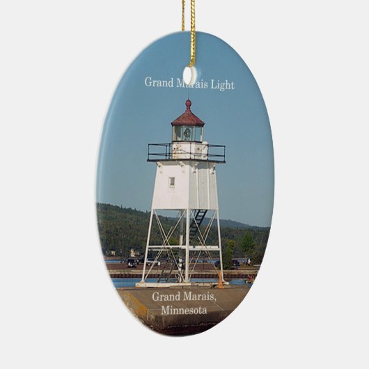 Grand Marais Light oval ornament (Rechts)