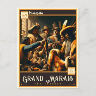 Grand Marais, Minnesota    Briefkaart