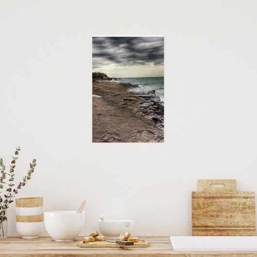 Grand Marais Shoreline Poster (Keuken)
