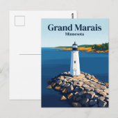 Grand Marais VS Briefkaart (Voorkant / Achterkant)