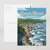 Grand Marais VS Briefkaart (Voorkant / Achterkant)