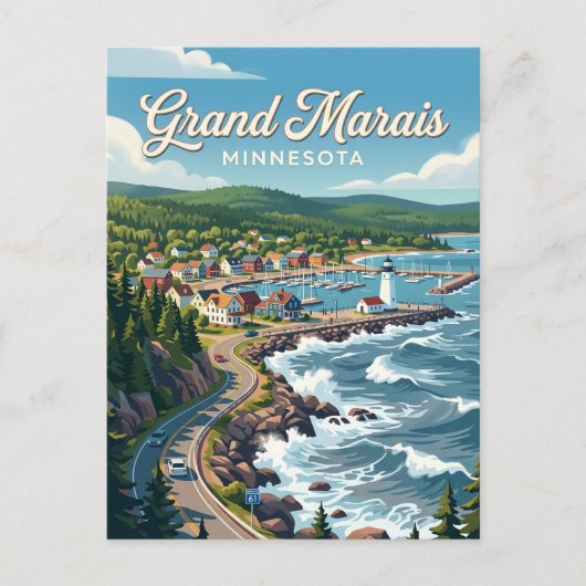 Grand Marais VS Briefkaart (Voorkant)