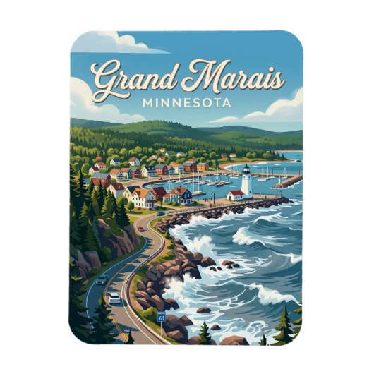 Grand Marais VS Magneet (Verticaal)