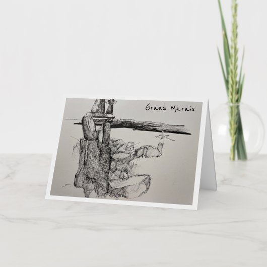 Grand Marais Wenskaart Folie Wenskaart (Voorkant)