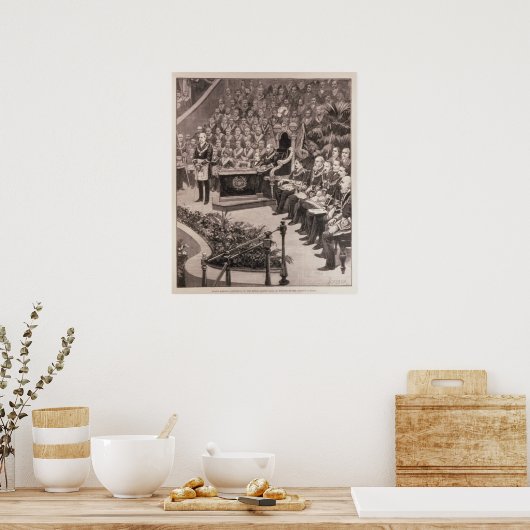 Grand Masonic Gathering in de Royal Albert Poster (Keuken)