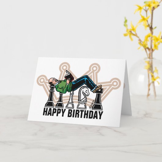 Grand Master Dad Birthday Kaart (Gele Bloem)