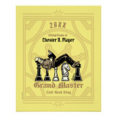 Grand Master Glossy Poster (Voorkant)