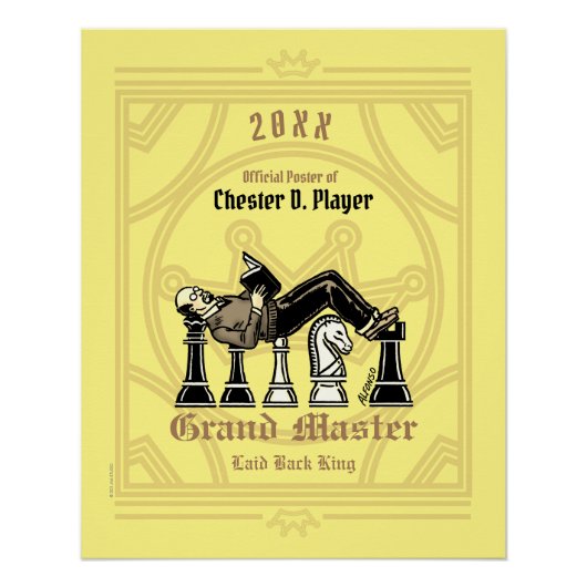 Grand Master Glossy Poster (Voorkant)