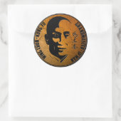 Grand Master Ip Man - Wing Chun Kung Fu Ronde Sticker (Tas)