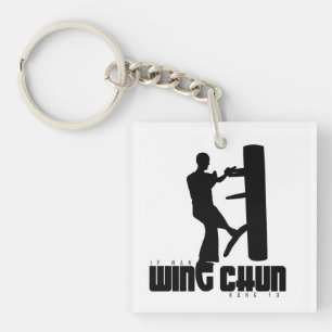 Grand Master - Ip Man "Wing Chun" Wooden Dummy Sleutelhanger