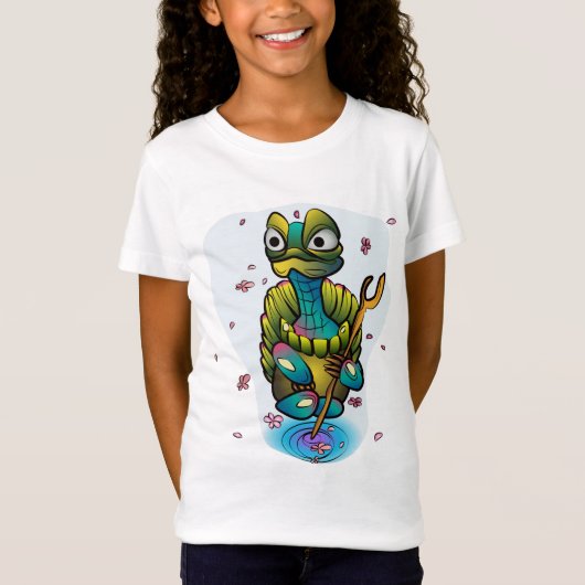 Grand Master Oogway Vector Anime T-shirt (Voorkant)