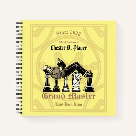 Grand Master Spiraal Notebook Notitieboek (Voorkant)
