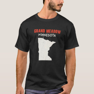 Grand Meadow Minnesota USA State America Travel Mi T-shirt