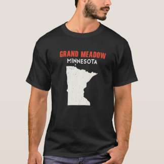 Grand Meadow Minnesota USA State America Travel Mi T-shirt