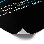 Grand-mere_ Funny Definition Noun - Another Term  Poster (Hoek)