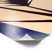 grand mesa, Colorado Ski poster. Foto Afdruk (Hoek)