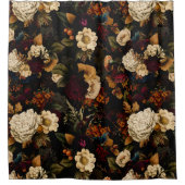 Grand Millennial Maximalisme Moody Florals Douchegordijn (Voorkant)