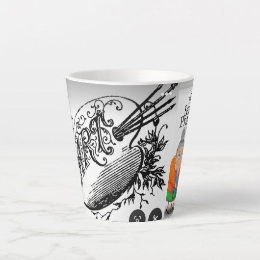 GRAND MOM EN MET SCATCH ARTLatte Mok (Voorkant)