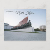 Grand Monument Mansu Hill Pyongyang Noord-Korea Briefkaart (Voorkant)