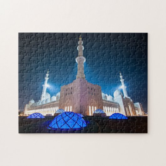 Grand Mosque, Abu Dhabi, Verenigde Arabische Emira Legpuzzel (Horizontaal)