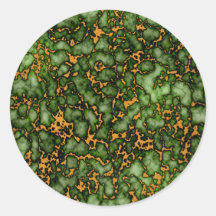 Grand Moss Groen en Goud Marmer Textuur Design