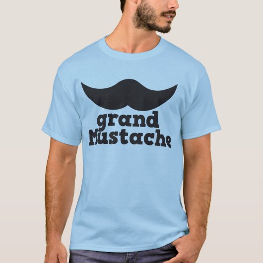 Grand Mustache T-shirt (Voorkant)