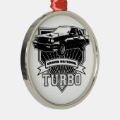 Grand National Metalen Ornament (Rechts)