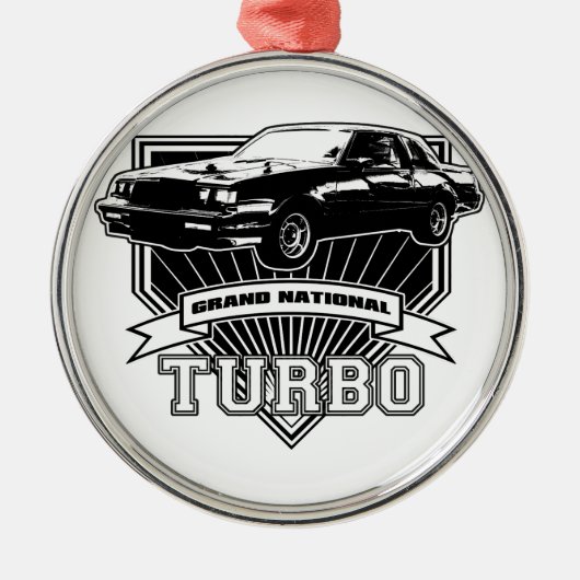 Grand National Metalen Ornament (Voorkant)