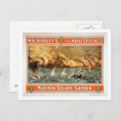 Grand Naval Spectacle Madison Square Garden Briefkaart (Voorkant / Achterkant)