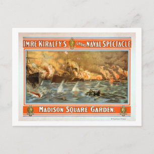Grand Naval Spectacle Madison Square Garden Briefkaart