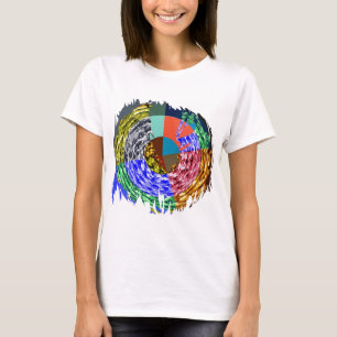 Grand NOVINO Sparkle - Grafische kaart van de mari T-shirt