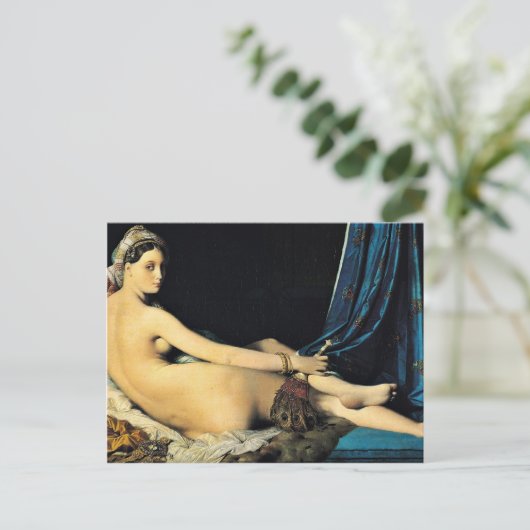 Grand Odalisque, Français La Grande Odalisque Briefkaart (Staand voorkant)