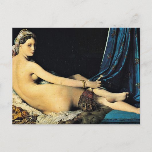 Grand Odalisque, Français La Grande Odalisque Briefkaart (Voorkant)