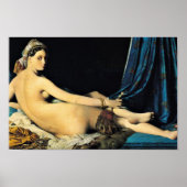 Grand Odalisque, Français La Grande Odalisque Poster (Voorkant)