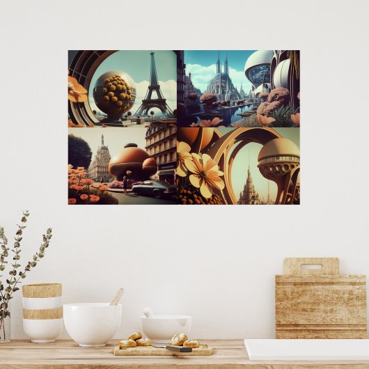 Grand Old Europe Poster (Keuken)