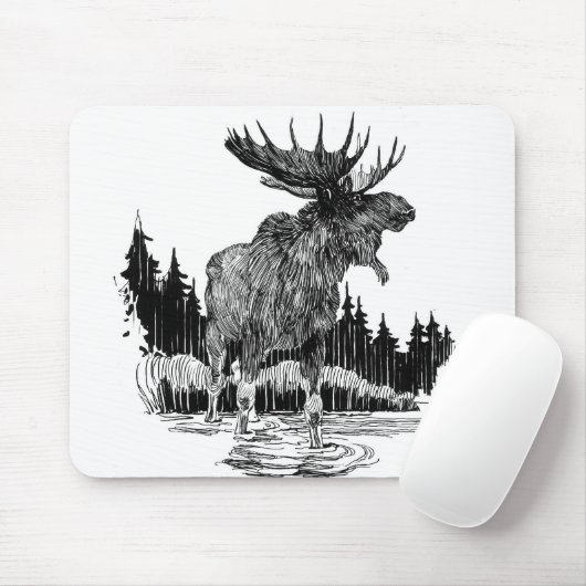 Grand Old Moose Muismat (Met muis)