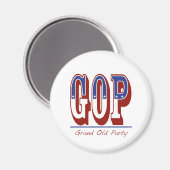 Grand Old Party Magneet (Voorkant / Achterkant)