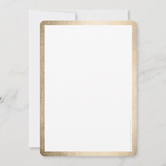 GRAND OPENENDE PARTIJ modern zakelijk goud Kaart (Achterkant)
