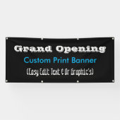Grand Opening Advertentie Spandoek (Horizontaal)