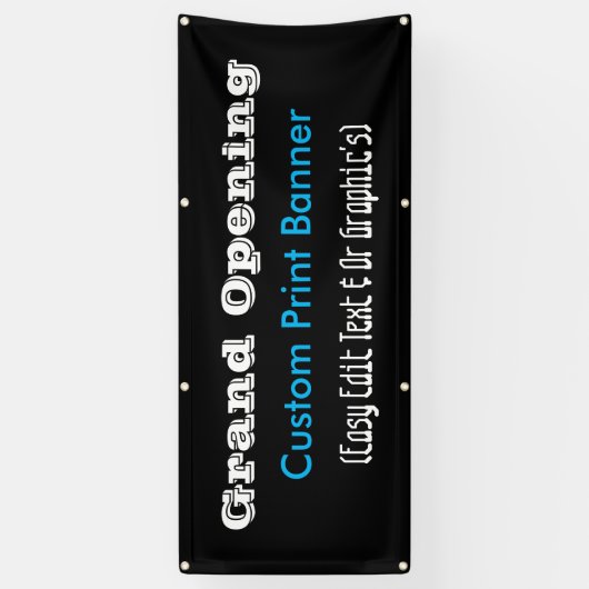 Grand Opening Advertentie Spandoek (Verticaal)