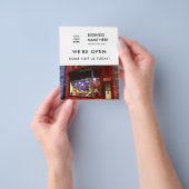 Grand Opening Bakkerij Winkel Aangepaste foto logo Flyer (Hand)