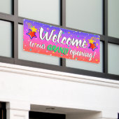 Grand Opening Banner (Buitenkant Gebouw)