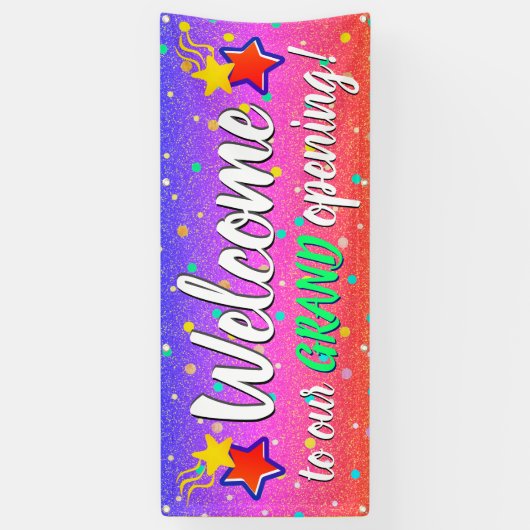 Grand Opening Banner (Verticaal)