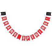 Grand Opening Bright Red and White Your Logo Here Vlaggetjes (Alle)