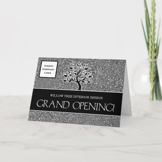 Grand Opening Business Logo Aankondiging (Voorkant)